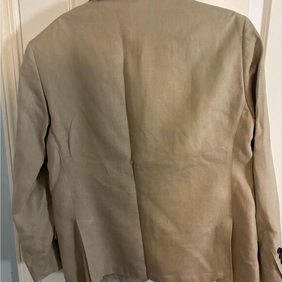 TALLIA Tan Suit Jacket blazer size 38R EUC - Picture 4 of 5